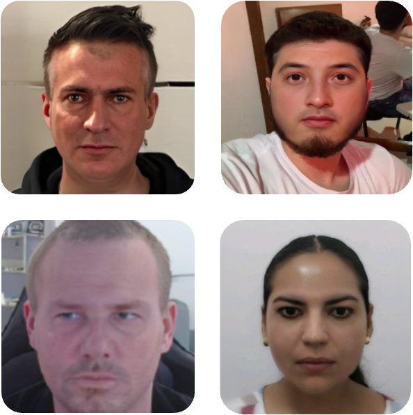 Deepfake examples with photos